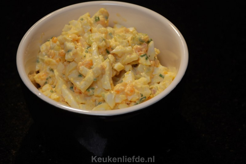 De allerlekkerste zelfgemaakte eiersalade De allerlekkerste zelfgemaakte eiersalade