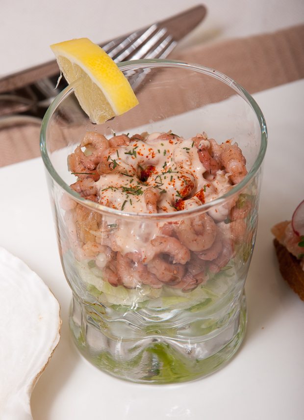 Garnalencocktail met whiskysaus
