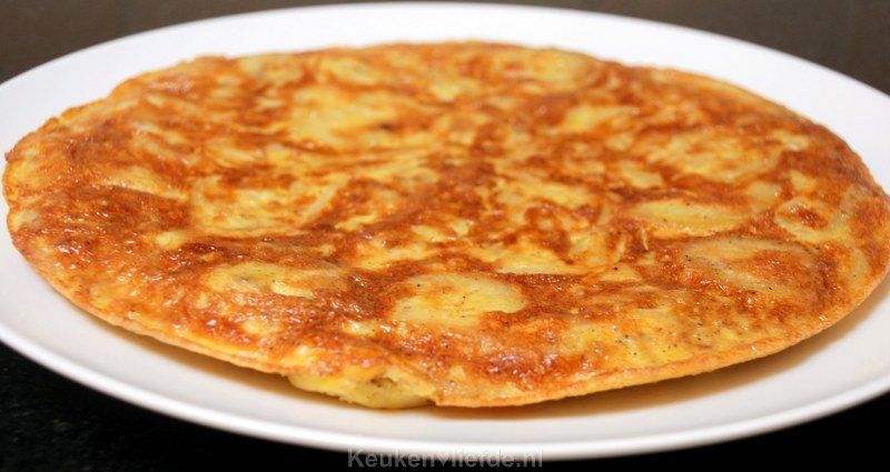Spaanse aardappeltortilla Spaanse aardappeltortilla