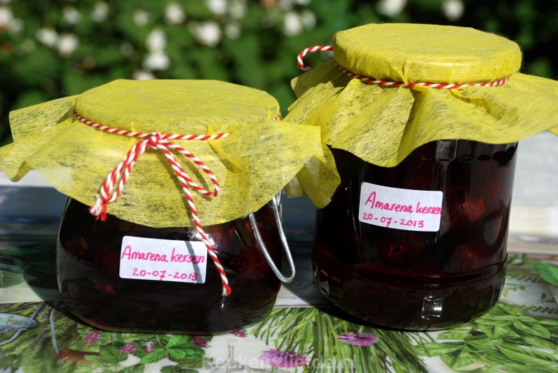 Zelfgemaakte Amarena kersen