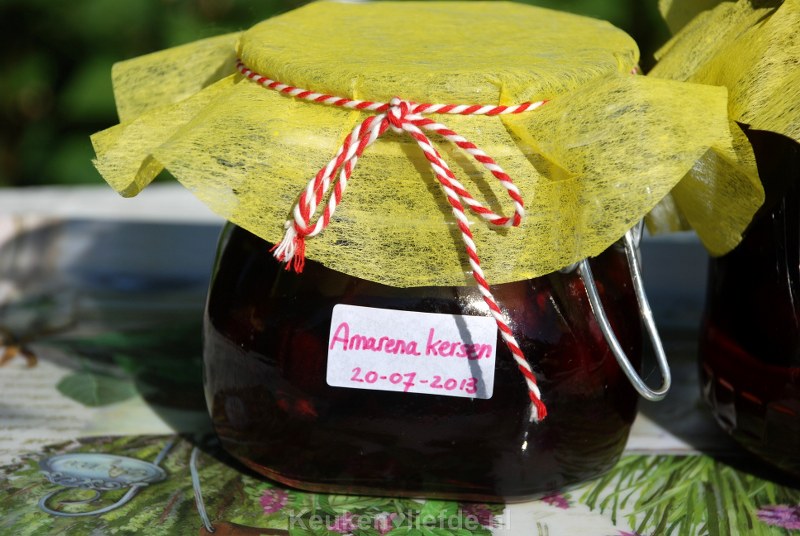 Zelfgemaakte Amarena kersen Zelfgemaakte Amarena kersen