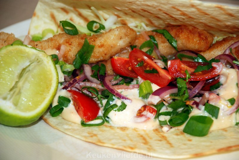 Verrukkelijke vistaco's Verrukkelijke vistaco's