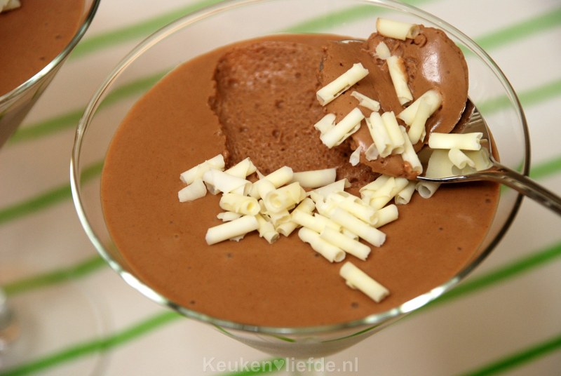 Snelle Nutella chocolademousse Snelle Nutella chocolademousse