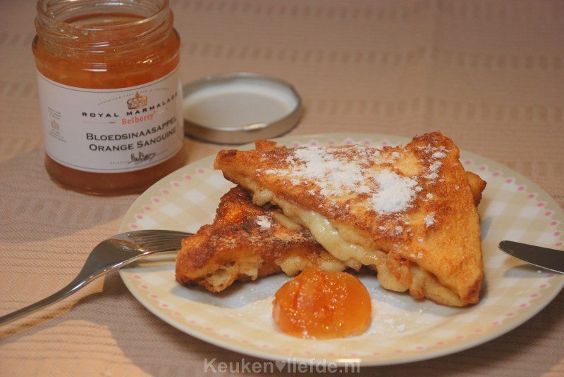 Hartige wentelteefjes met jam Hartige wentelteefjes met jam