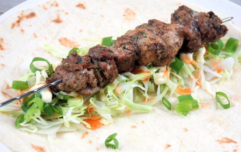 Sweet chili-chickenwraps Sweet chili-chickenwraps