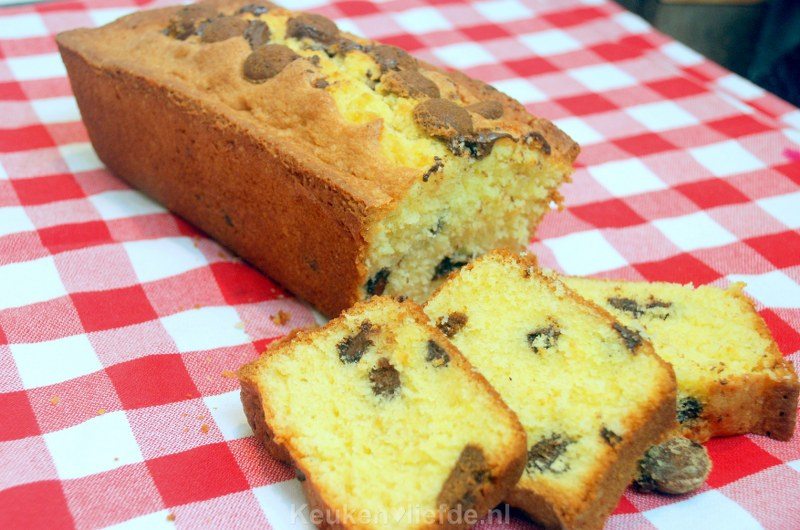 Pepernotencake met chocolade Pepernotencake met chocolade