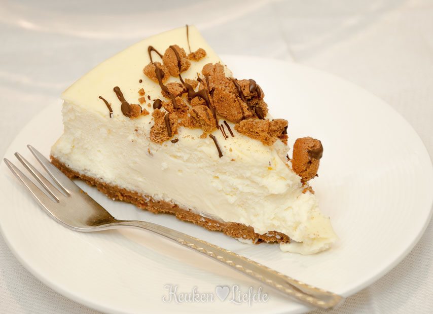 Pepernoten-cheesecake Pepernoten-cheesecake