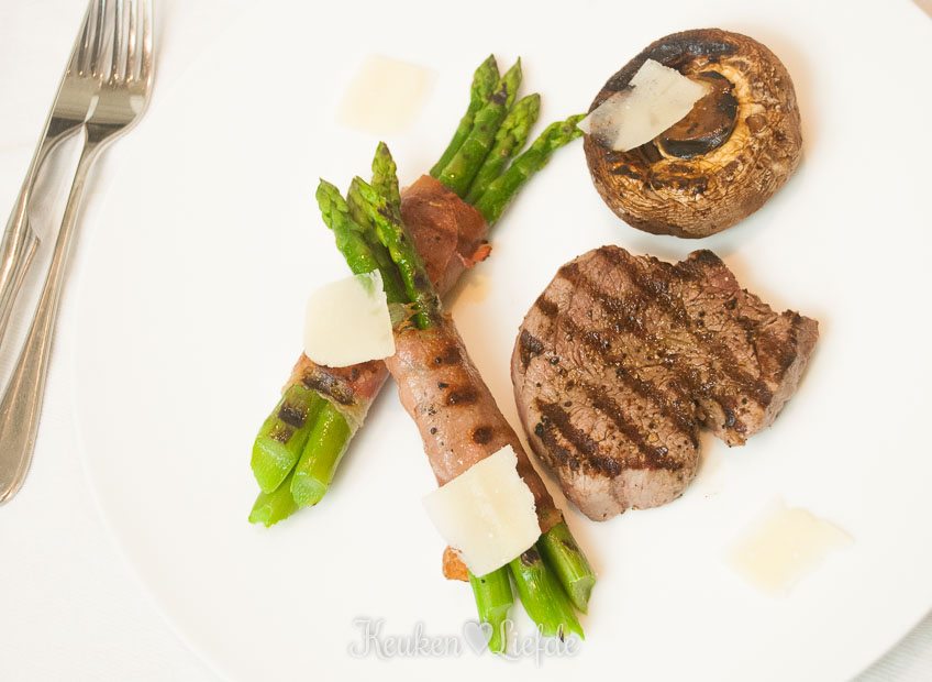 Slank & Snel: Gegrilde biefstuk met asperges