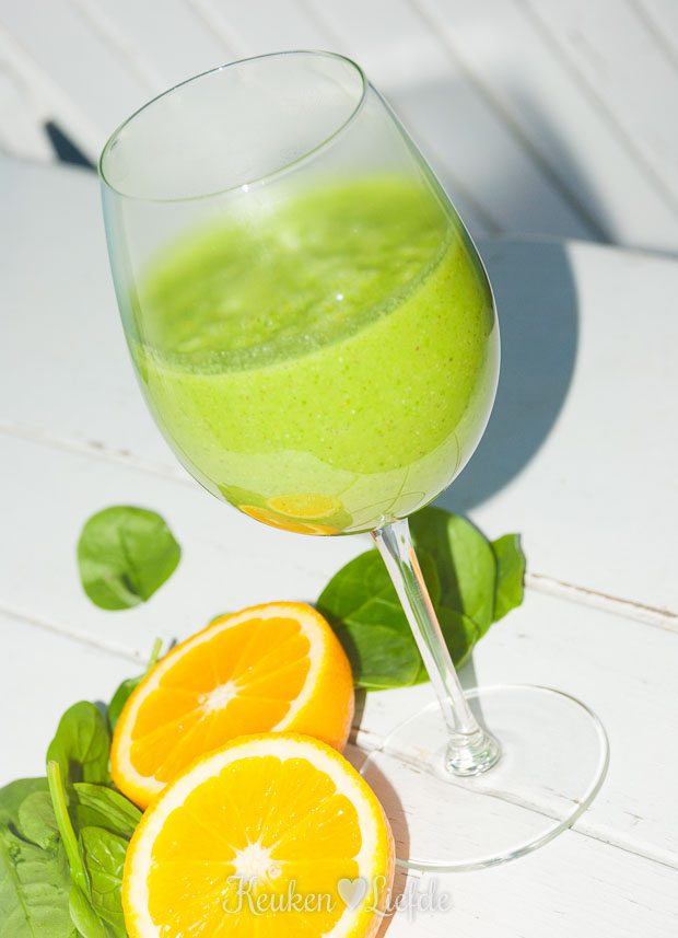 Power breakfast: groene smoothie! Power breakfast: groene smoothie!