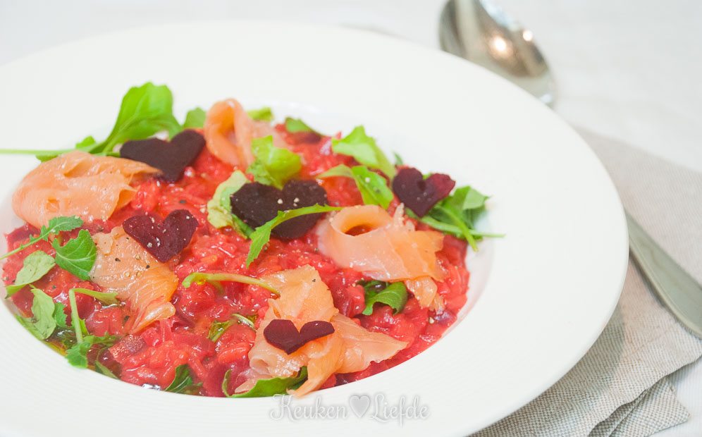 Spijs & Wijn: bietenrisotto met gerookte zalm