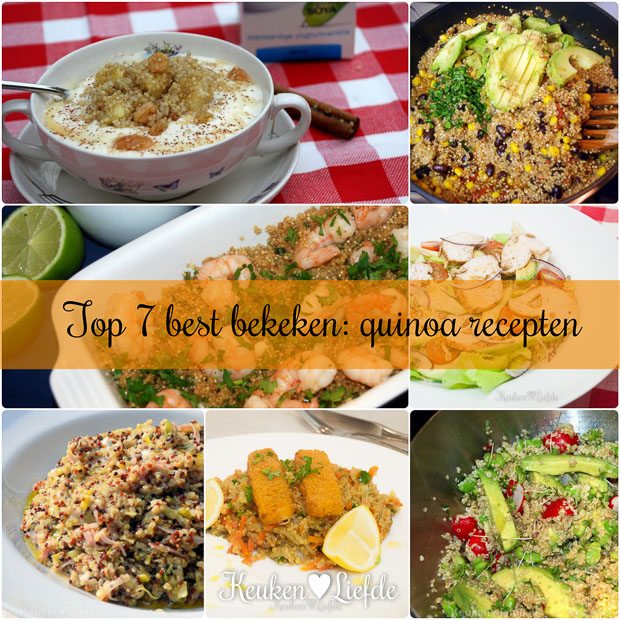 Top 7 best bekeken quinoarecepten Top 7 best bekeken quinoarecepten