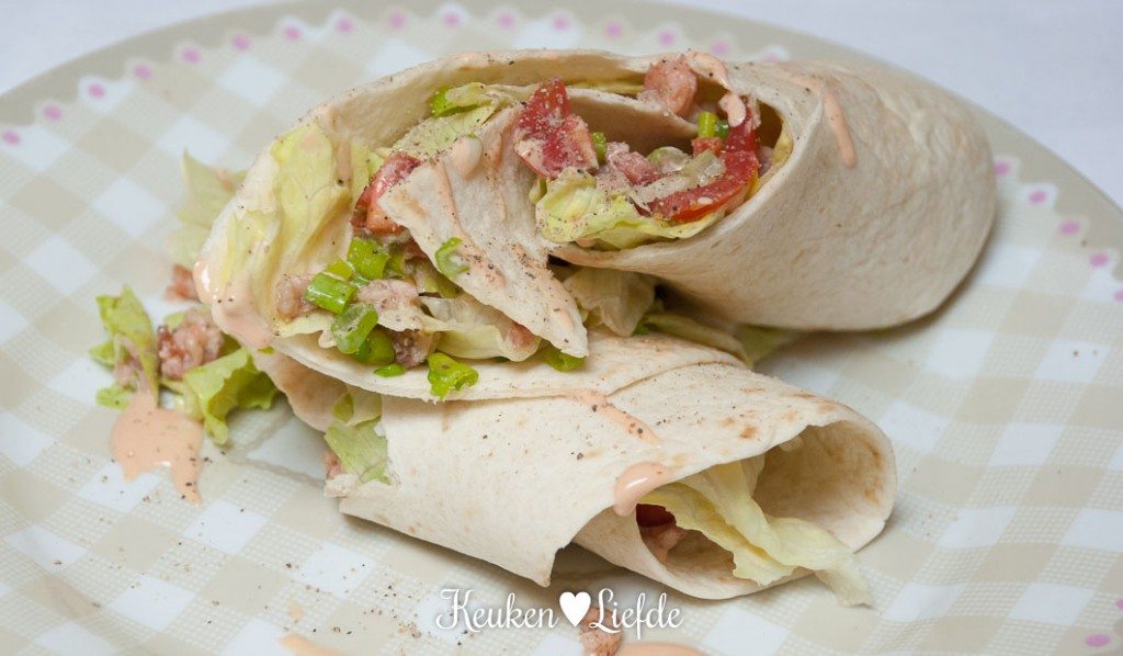 Lunchwrap met Hollandse garnaal Lunchwrap met Hollandse garnaal