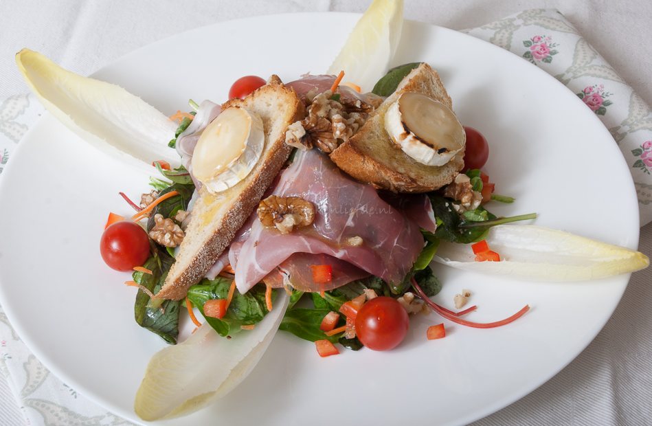 Spijs & Wijn: geitenkaassalade