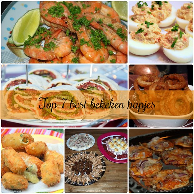Top 7 best bekeken hapjes Top 7 best bekeken hapjes