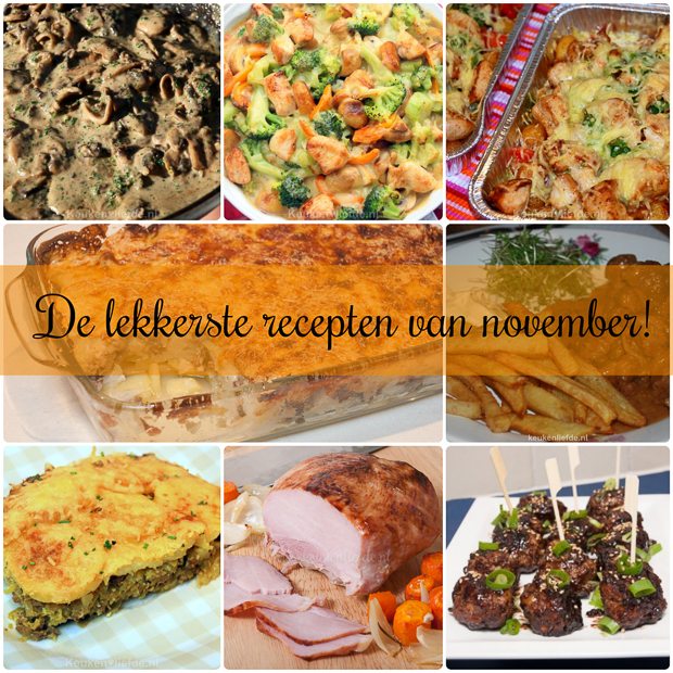 De lekkerste recepten van november!