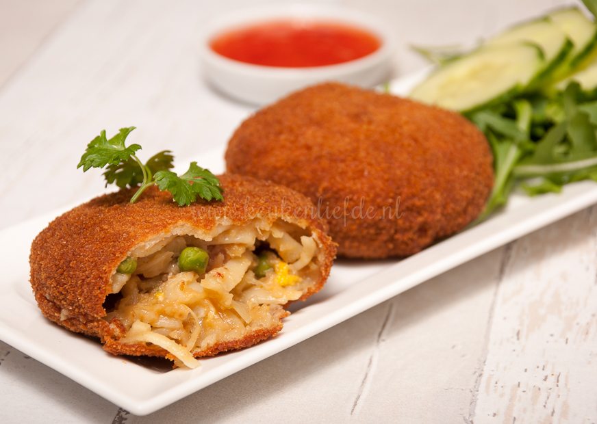 Zelfgemaakte bamischijf Zelfgemaakte bamischijf