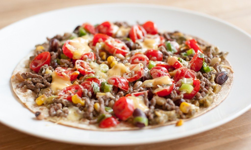 Mexicaanse panpizza Mexicaanse panpizza