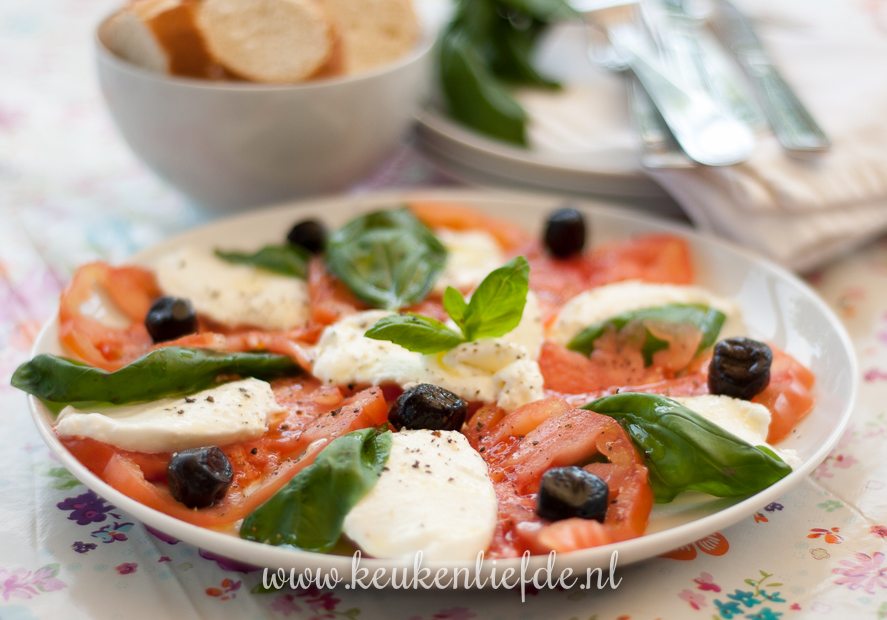 Koken op de camping: salade caprese