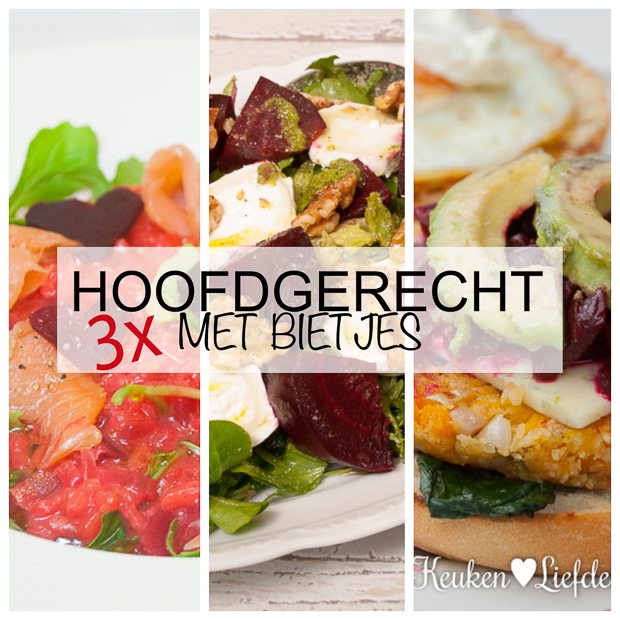 3x hoofdgerecht met bietjes 3x hoofdgerecht met bietjes