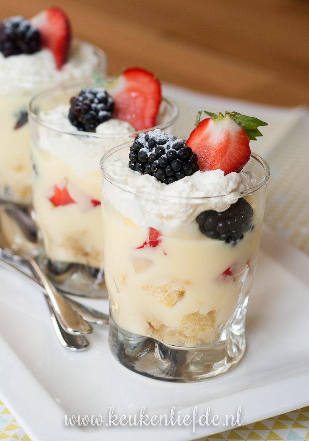 Trifle-glaasjes Trifle-glaasjes