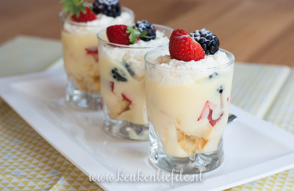 Trifle-glaasjes Trifle-glaasjes