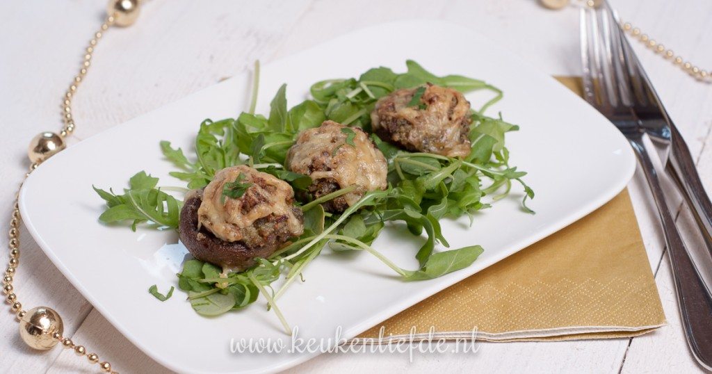 Gevulde champignons uit de oven Gevulde champignons uit de oven
