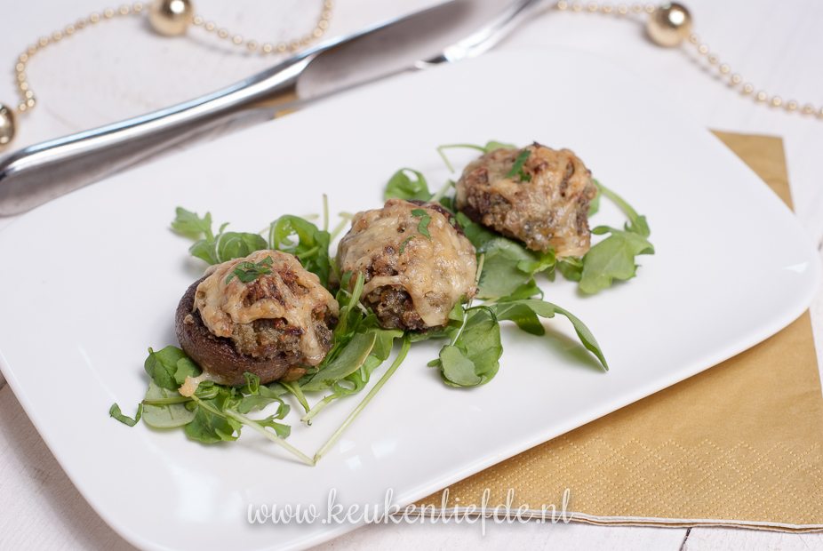 Gevulde champignons uit de oven Gevulde champignons uit de oven