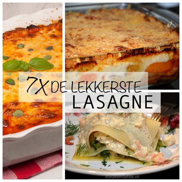 7x de lekkerste lasagnerecepten! 7x de lekkerste lasagnerecepten!