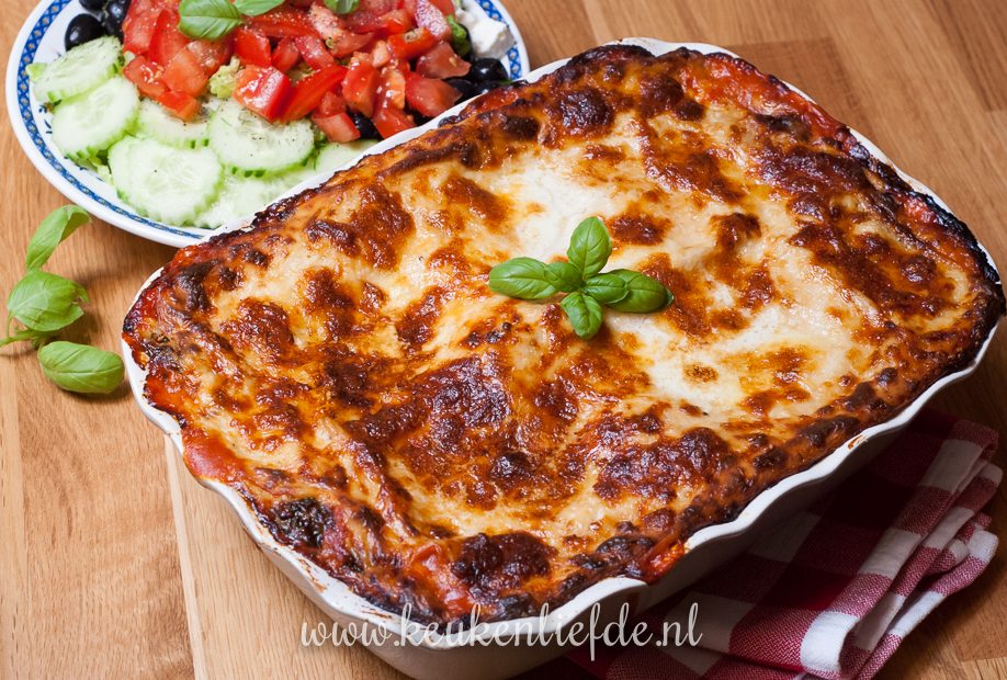 Lasagne met kip en spinazie Lasagne met kip en spinazie