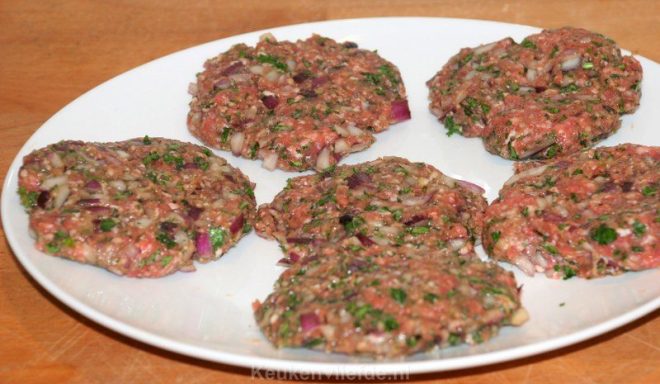 Maak de hamburgers