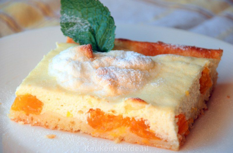 Kwarktaart met mandarijn en meringue