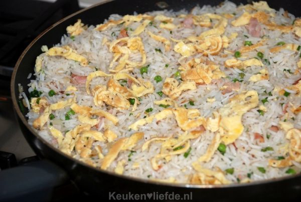 Gebakken Kantonese rijst