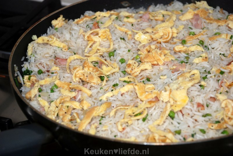 Gebakken Kantonese rijst