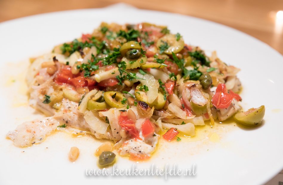 Kip uit de oven met venkel (chicken paillard)