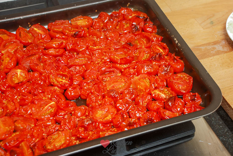 Geroosterde tomatensoep met mascarpone