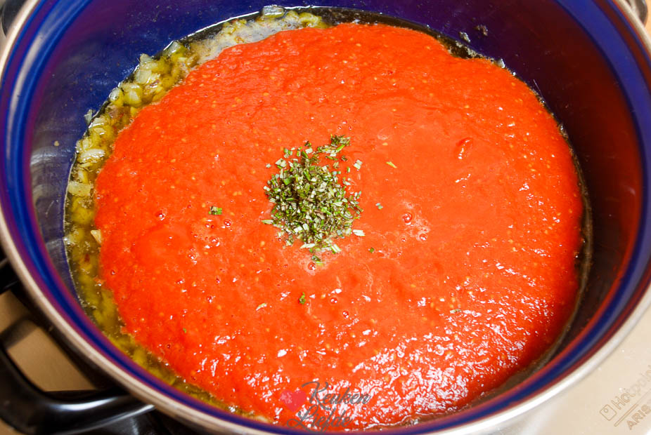 Geroosterde tomatensoep met mascarpone