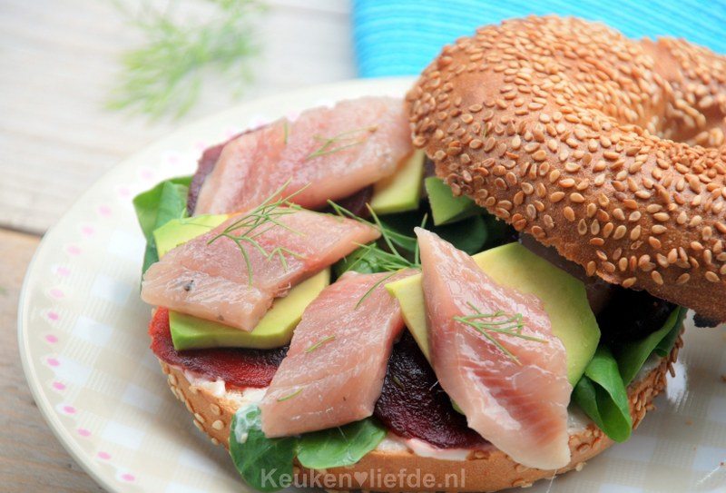 Gezond lunchgerecht met Hollandse Nieuwe Gezond lunchgerecht met Hollandse Nieuwe