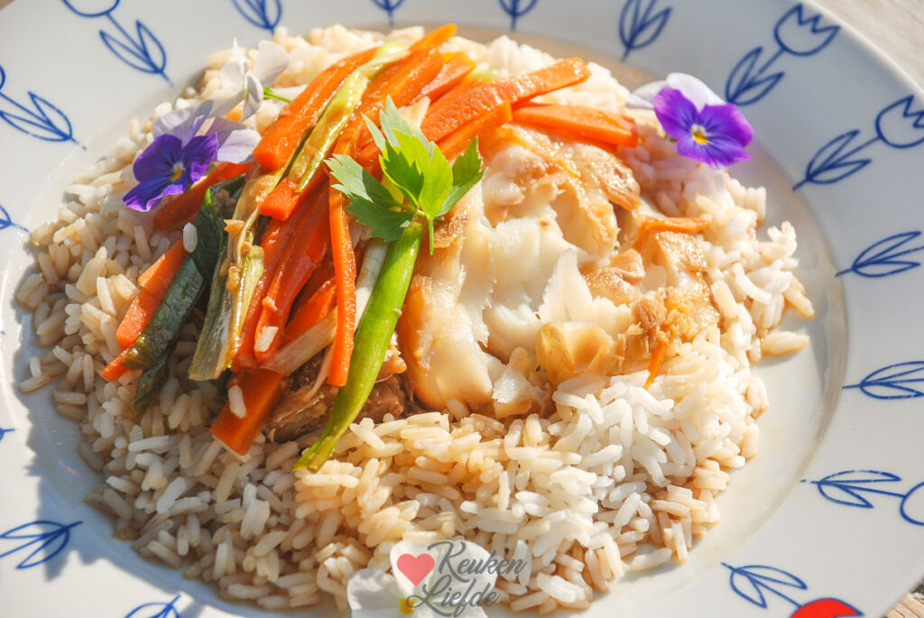 Vispakketje uit de oven (of stoompan)