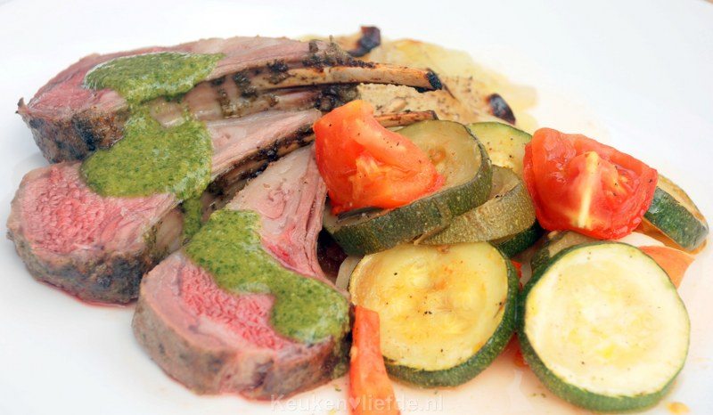 Lamsrack met salsa verde