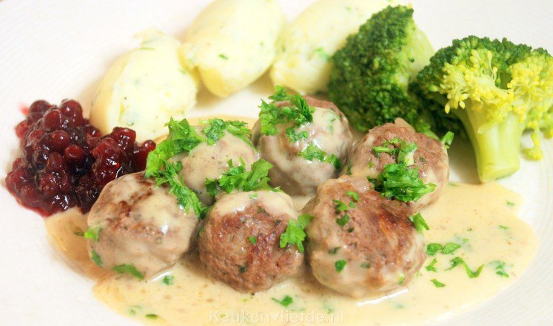 Zweedse gehaktballetjes (Köttbullar)