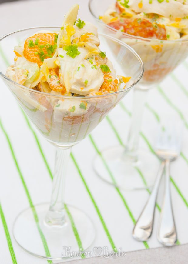 Feestelijke kipcocktail