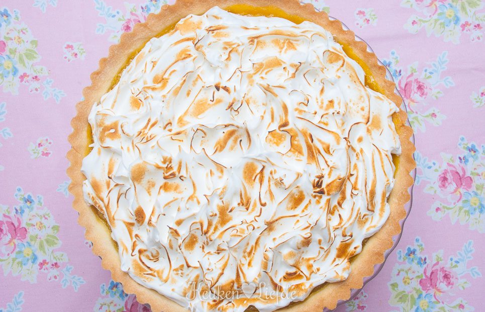 Citroen meringue taart