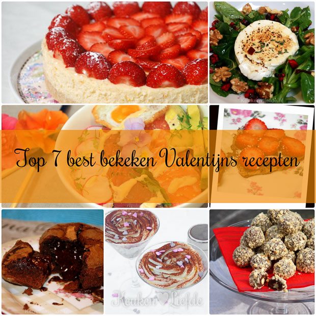 Top 7 best bekeken Valentijnsrecepten