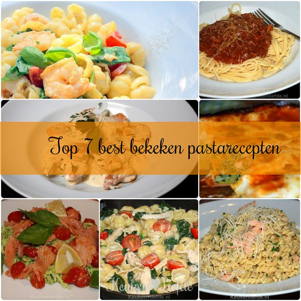 Top 7 best bekeken pastarecepten Top 7 best bekeken pastarecepten