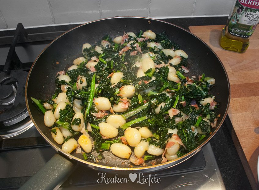 Toscaanse palmkool met gnocchi
