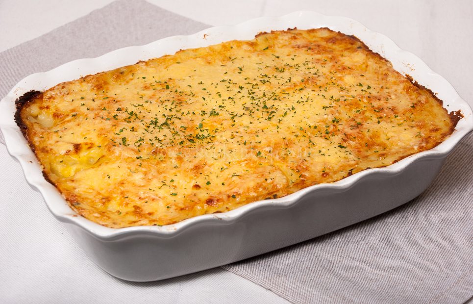 Bloemkool-kerrie ovenschotel