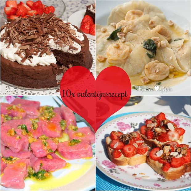Liefde gaat door de maag: 10x valentijnsrecept Liefde gaat door de maag: 10x valentijnsrecept