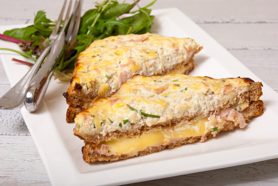 Slanke croque-monsieur