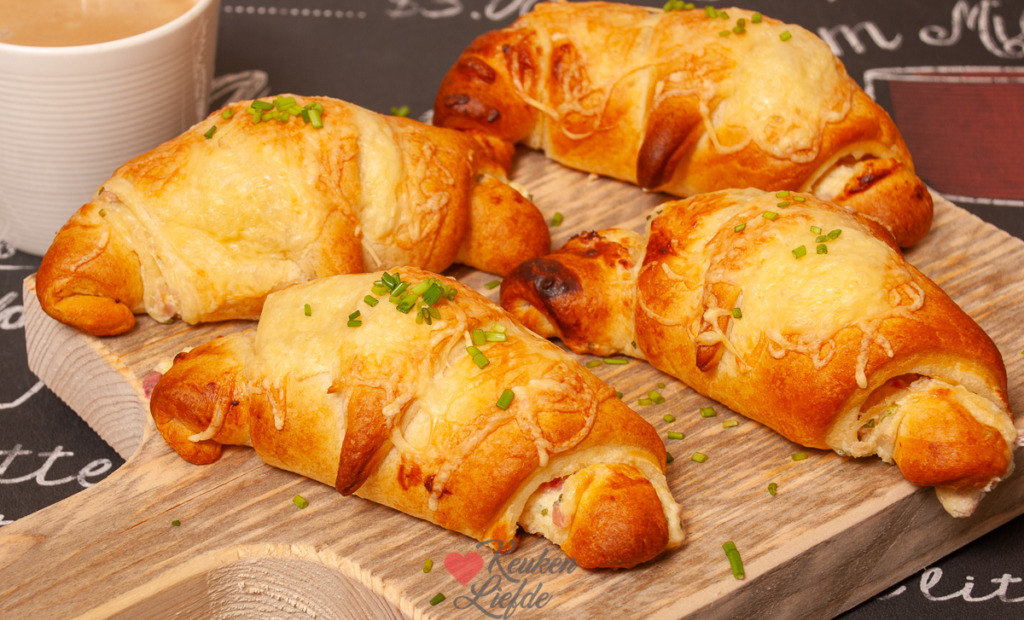 Ham kaas croissant maken