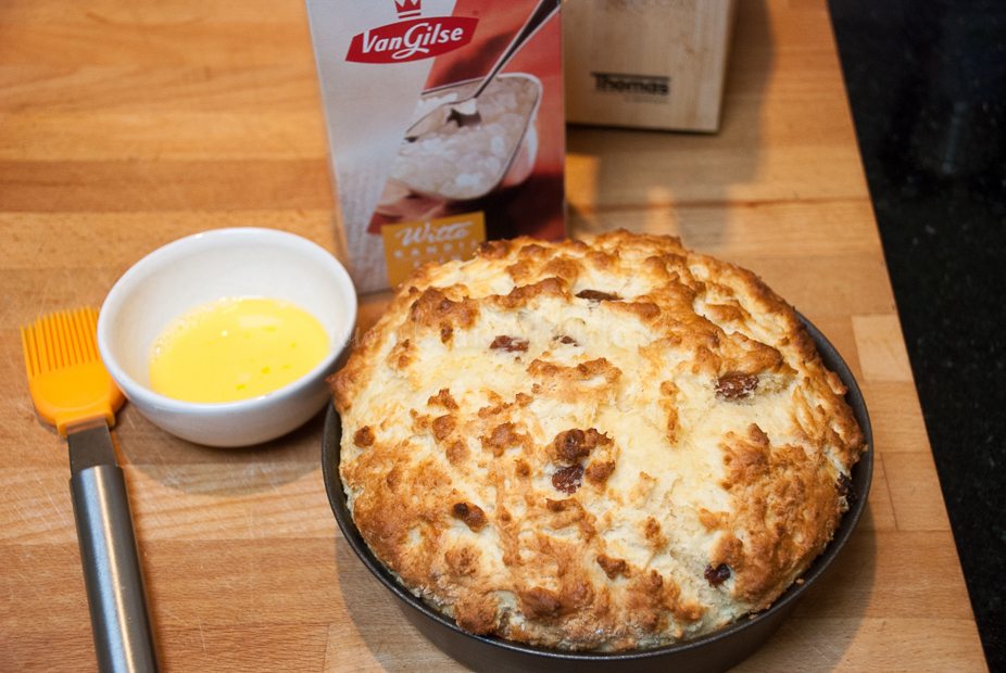 Kwarkbol met kandijsuiker